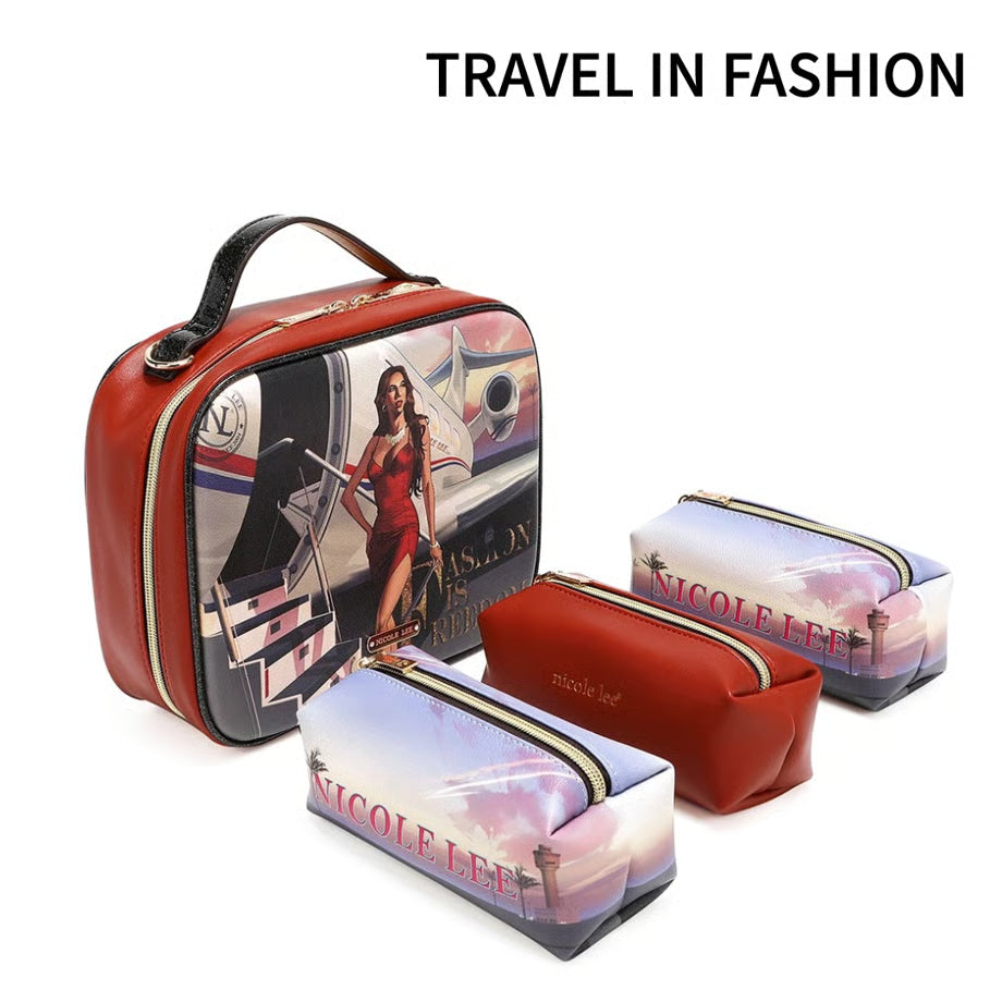 New design★nicolelee travel handbag (with 3 pouches)